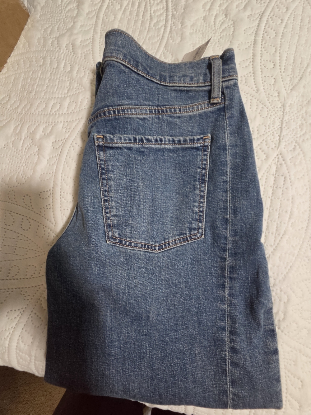 Old Navy Blue Denim Barrel-Leg Jeans